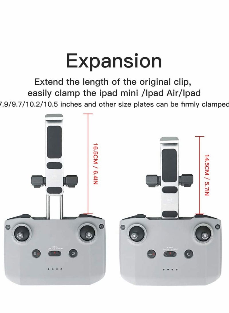 SYOSI 10inch Tablet Holder Compatible with Mavic 3/Mini 3 Pro/Mini 2/Air 2 2S Adjustable Controller Extender Clip Mount Accessory Lanyard - Image 5