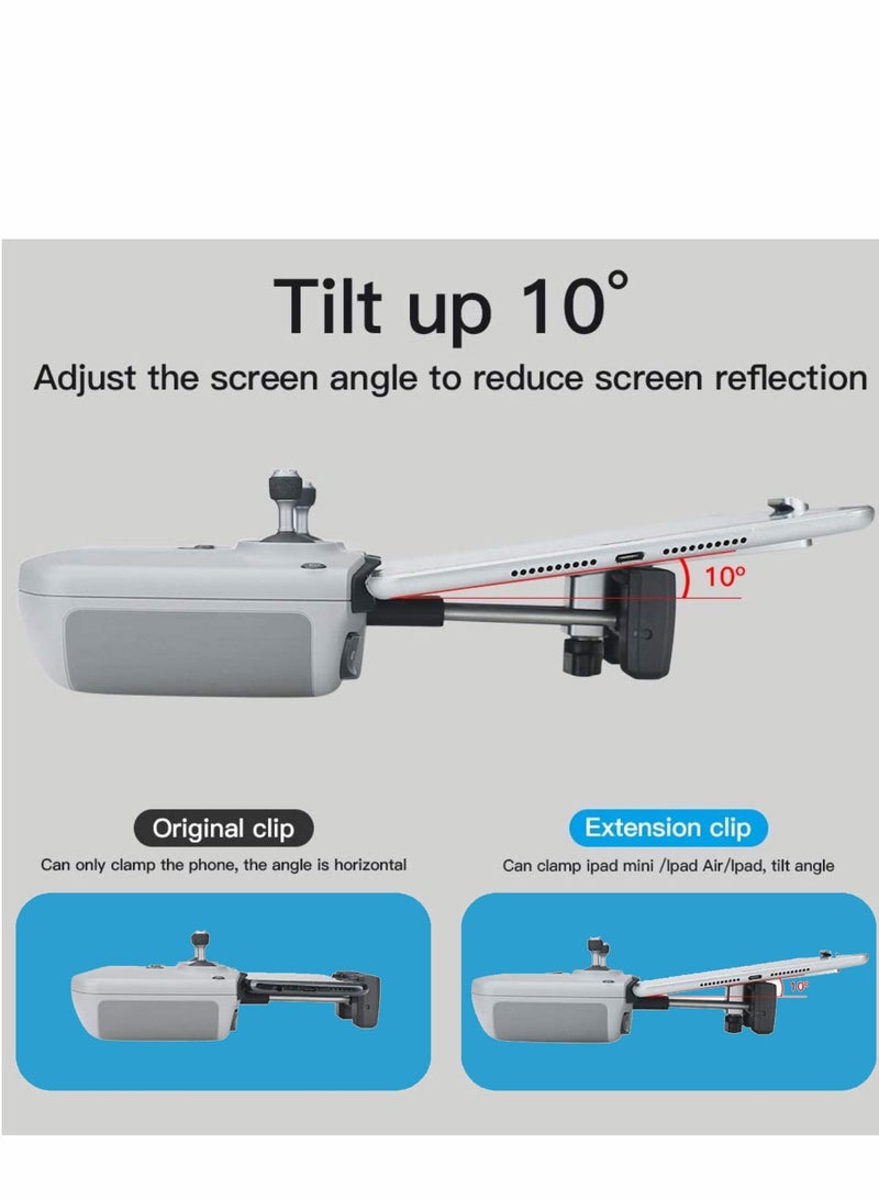 SYOSI 10inch Tablet Holder Compatible with Mavic 3/Mini 3 Pro/Mini 2/Air 2 2S Adjustable Controller Extender Clip Mount Accessory Lanyard - Image 4