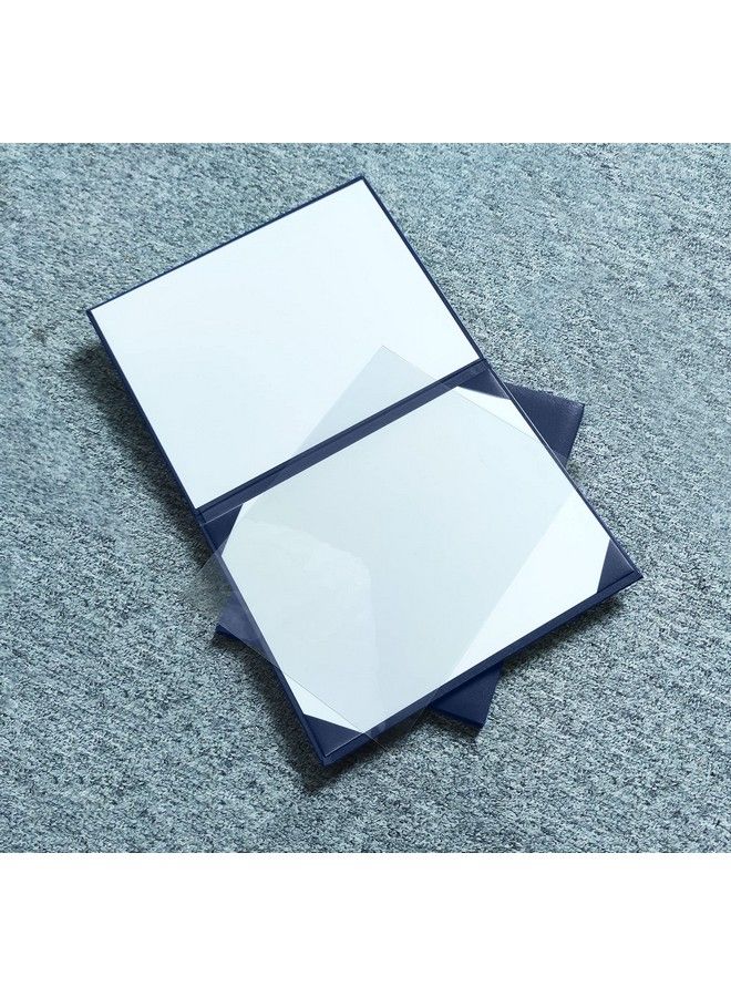 GradPlaza Diploma Cover For Certificate 8.5''X 11'' Imprinted “Diploma Of Graduation”Navy Diploma Holder Smooth - Image 3