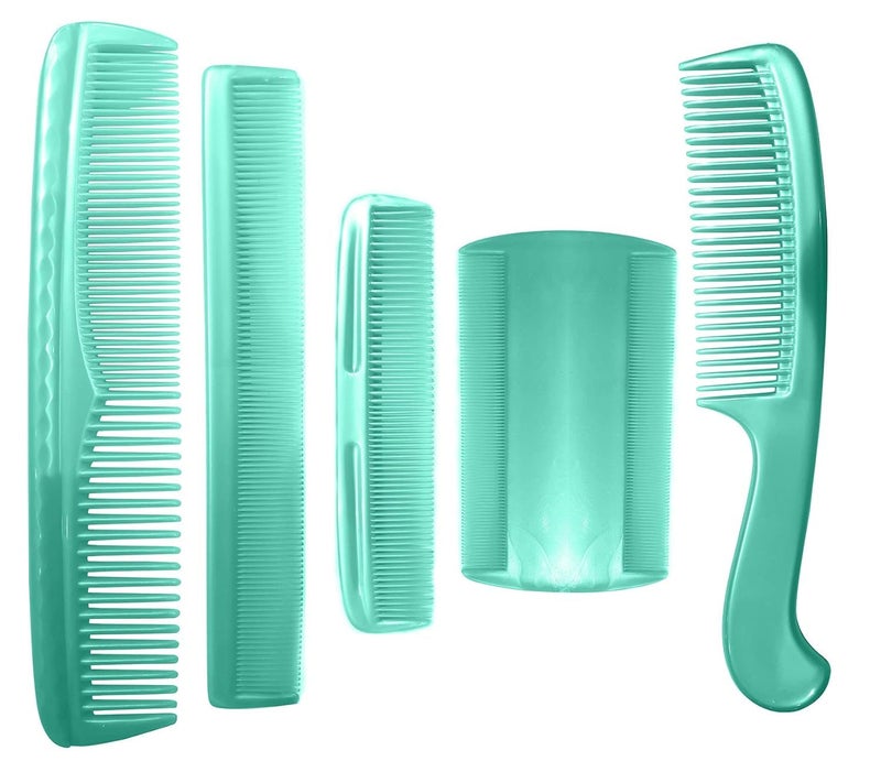 PUTHAK Set of 5 Pcs Classic Hair Combs Set for Men and Women - Image 2