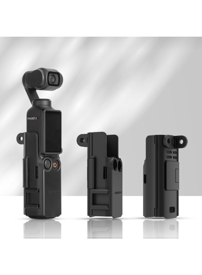 LumsAura Pocket 3 Expansion Adapter – For DJI Osmo Pocket 3 Creator Combo, Cold Shoe Mount for Microphone, LED Lamp, Tripod, Strap, Bicycle, and Backpack Clip  - Image 2