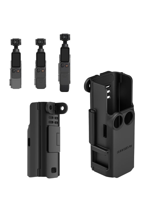 LumsAura Pocket 3 Expansion Adapter – For DJI Osmo Pocket 3 Creator Combo, Cold Shoe Mount for Microphone, LED Lamp, Tripod, Strap, Bicycle, and Backpack Clip  - Image 1
