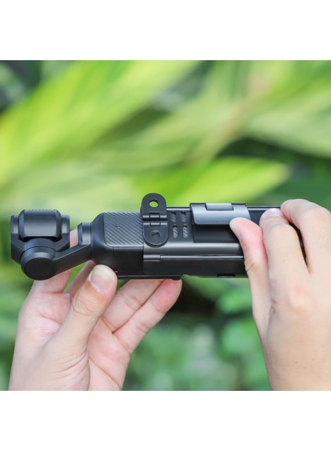 LumsAura Pocket 3 Expansion Adapter – For DJI Osmo Pocket 3 Creator Combo, Cold Shoe Mount for Microphone, LED Lamp, Tripod, Strap, Bicycle, and Backpack Clip  - Image 4
