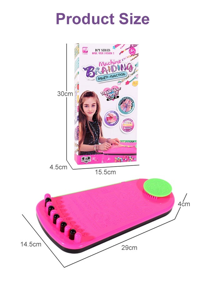 سولاكان الفنون والحرف للأطفال من عمر 8 إلى 12 سنة، مجموعة صنع أساور الصداقة للبنات، مجموعة صنع مجوهرات للأطفال مع 28 خيطًا مقصوصًا مسبقًا، مجموعة أنشطة سفر للأطفال، هدايا عيد الميلاد للأعمار 6، 7، 8، 9، 10، 11، 12 سنة – وردي/سماوي - Image 3