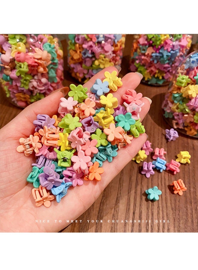 QINGYAN 100PCS Hair Claw Clips Mini Hair Bangs  Lovely Candy Colors Plastic Hairpins for Hair Braids Tiny Claws Hair Accessories for Girls  Ideal for Daily Styling and Hair Management - Image 2