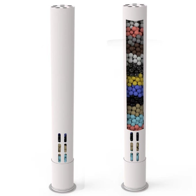 2 PACK SHOWER FILTER CARTRIDGE 15 STAGE REPLACEMENT SHOWER FILTER FOR HARD WATER HIGH OUTPUT UNIVERSAL REPLACEMENT FILTER CARTRIDGE REMOVE CHLORINE HEAVY METALS AND SEDIMENTS
