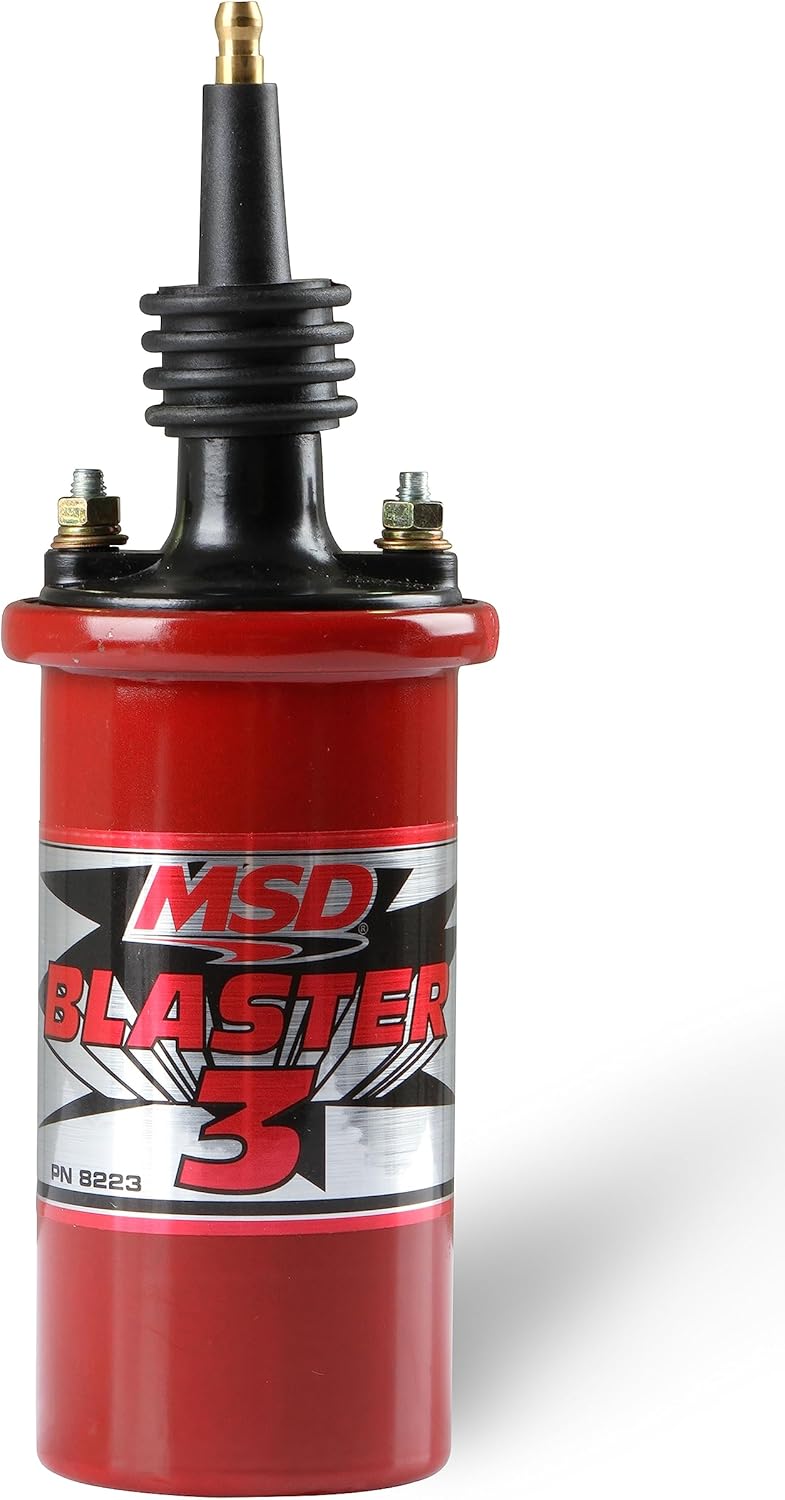 MSD 8223 Blaster 3 Ignition Coil, Red - Image 1