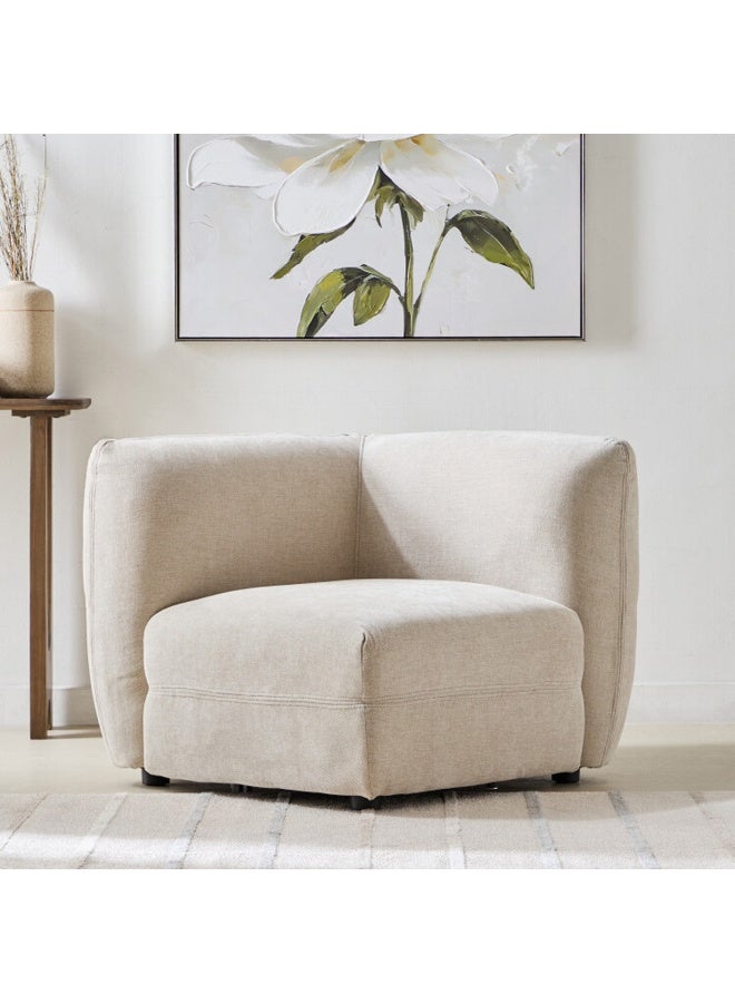 Home Box Beige Fabric Corner Sofa for Living Room - Image 1