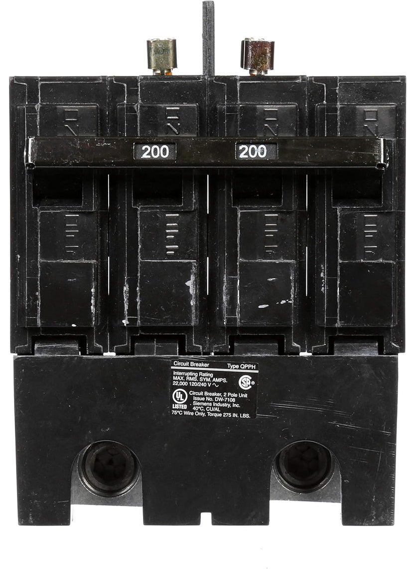 SIEMENS Siemens Q2200BH 200A 4 Pole 120240Volt 22K type QPPH Circuit Breaker  - Image 2