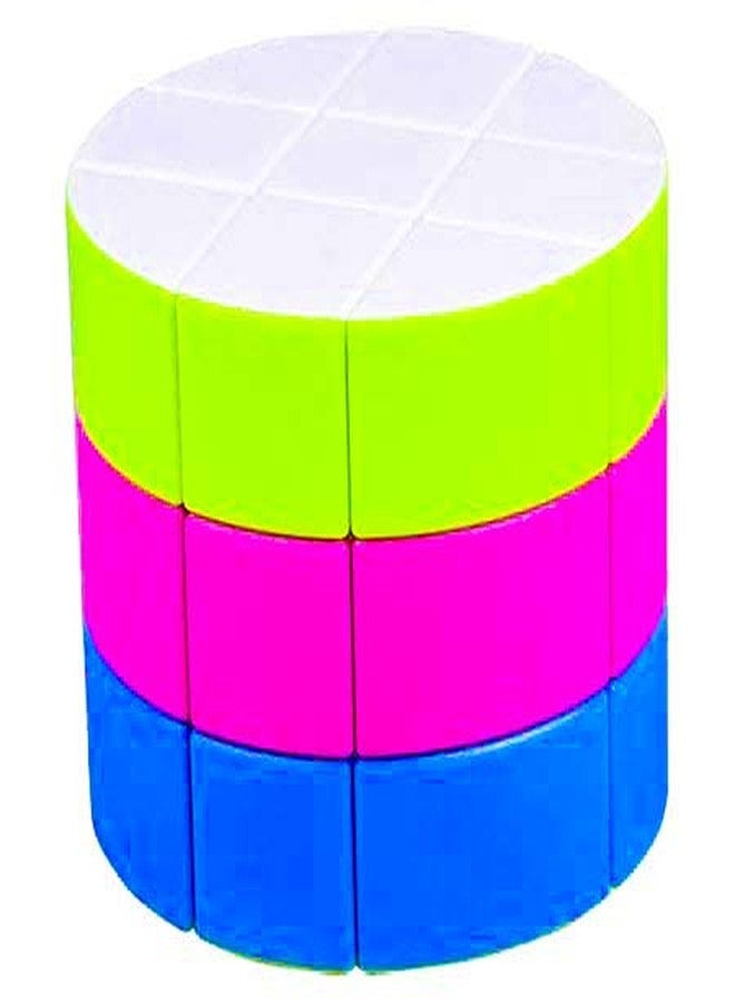 D ETERNAL 168 Months To 1200 Months Barrel Cylinder High Speed Stickerless Magic Cube 3X3X3 (Cylindrical Barrel Cube) - Image 2