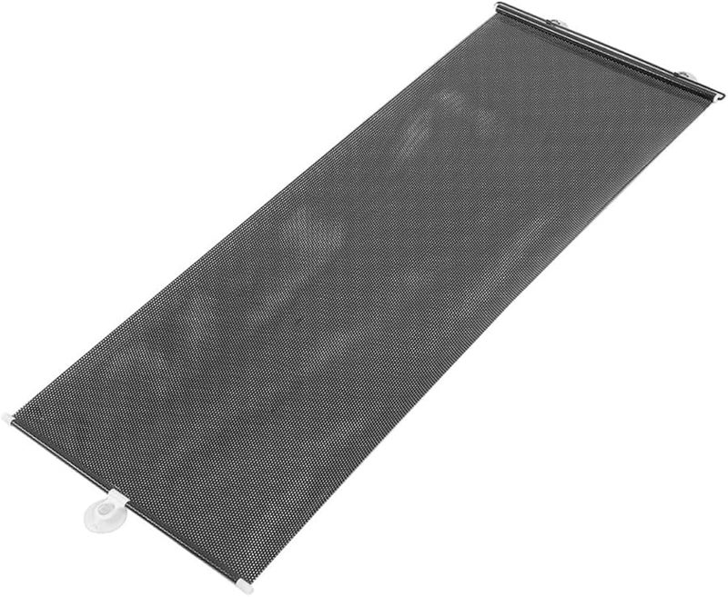 Universal Car Window Sunshade Roller UV Protection Heat Blocker Black - Image 1
