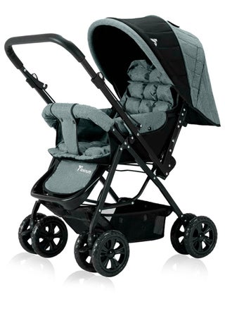 Reversible Look At Me Baby Stroller With Wide Seat And Stylish Canopy - Dark Grey - pzsku/ZA1490A9E1A6345CD4565Z/45/_/1674477035/34d928ea-6266-4115-bfc4-485d15be9d32