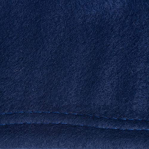 STARNSTYLE 300 TC All Season Solid/Plain Lightweight Polar Fleece Single Bed Blanket (152 x 230 cm) Blue Blanket SingleIV19 - Image 2