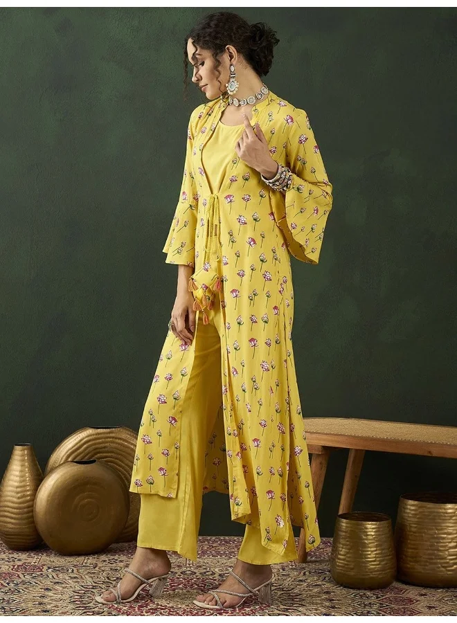 AKS  Top With Palazzo & Printed Jacket Co-Ords for Women | Best Price UAE