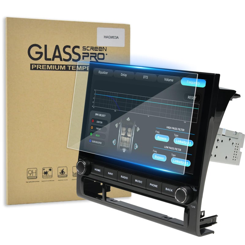 dasaita 10 inch Large Screen 230X138mm Tempered Glass Screen Protector Display Monitor Glass Film for 2 DIN Car DVD GPS Head Unit Global Navigation System - Image 2