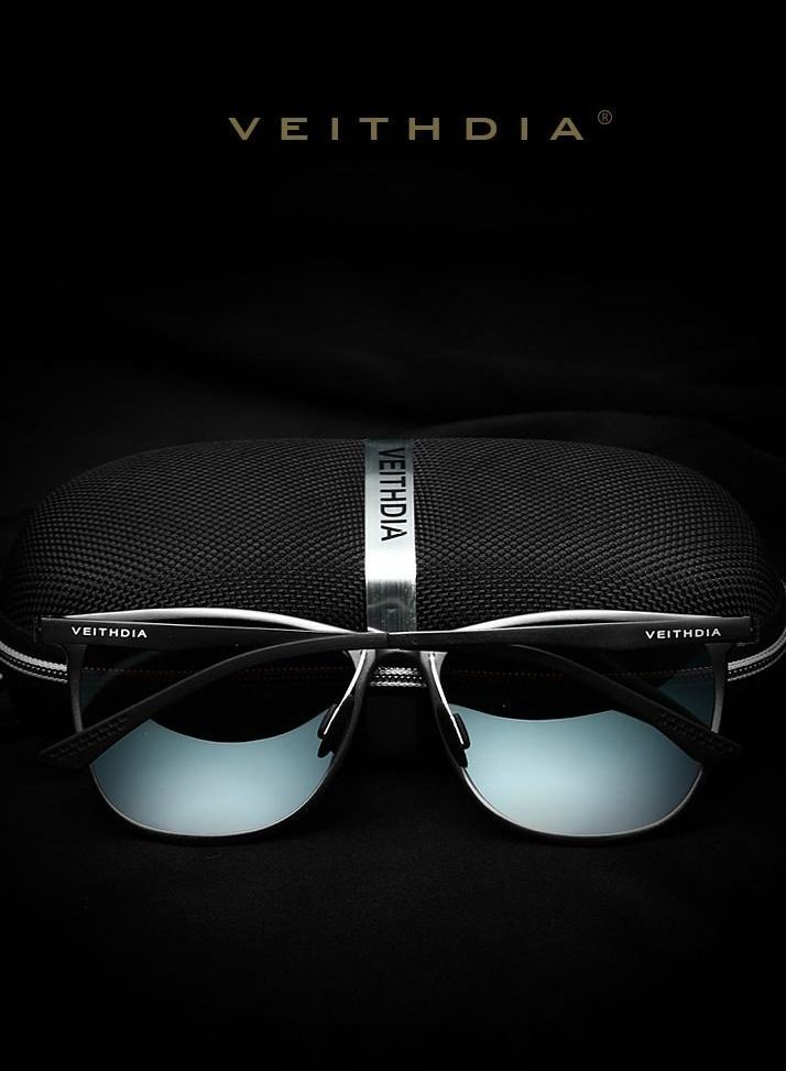 Veithdia Polarized Square Frame Sunglasses - Image 2