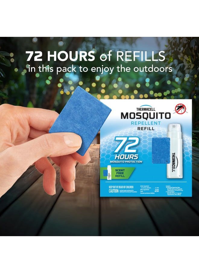 THERMACELL - Mosquito Repellent Refills; Compatible with Any Fuel-Powered Thermacell Repeller; Highly Effective, Long Lasting, No Spray or Mess; 15 Foot Zone of Mosquito Protection - Image 1
