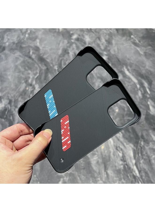 S-TOP Case For iPhone 13 Pro Carbon Fiber Frameless Cooling Phone Case - Image 2