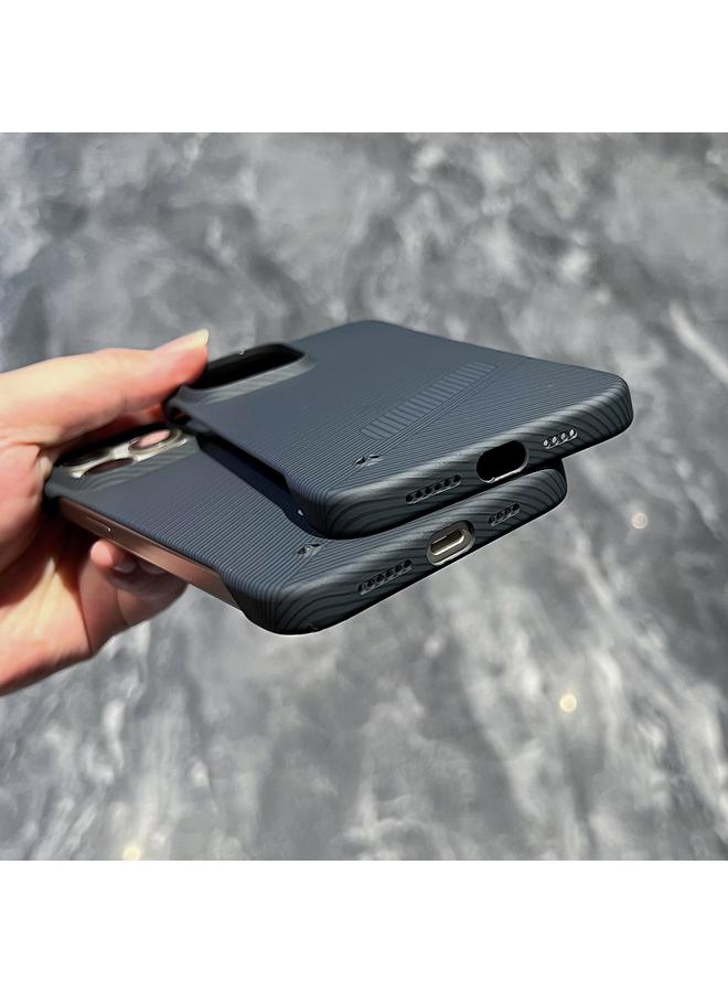 S-TOP Case For iPhone 13 Pro Carbon Fiber Frameless Cooling Phone Case - Image 4