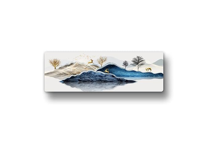 Ameedarshan Polyester Printed Air Conditioning Dust Cover Folding Designer Ac Cover For Indoor Split Ac 1.5 Ton (97X 31X 21 Cm ) (Elephant & New Deer) - Image 4