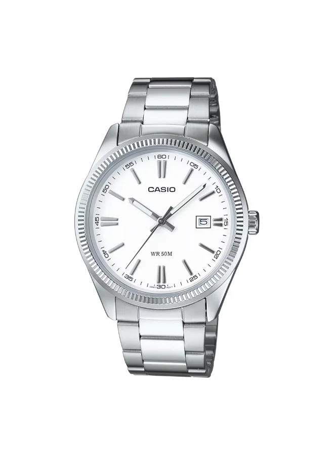 CASIO Men's Stainless Steel Analog Watch MTP-1302D-7A1VDF - 38 mm