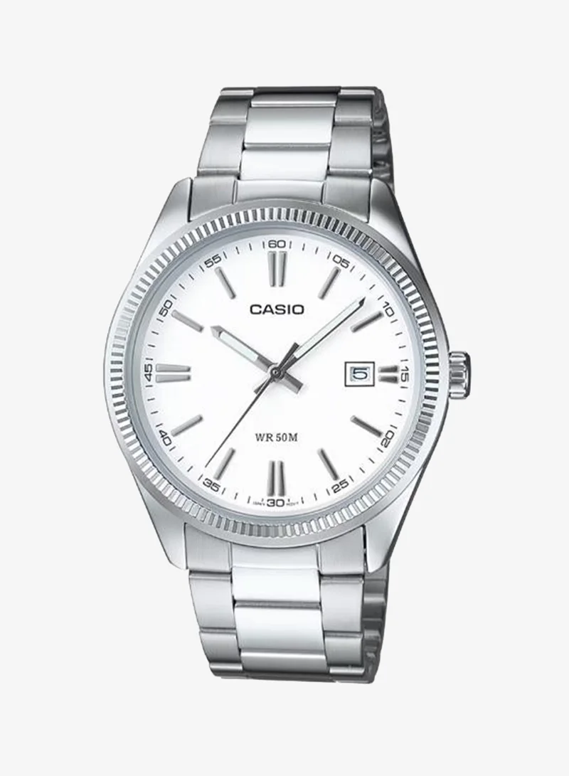 CASIO Men's Stainless Steel Analog Watch MTP-1302D-7A1VDF - 38 mm