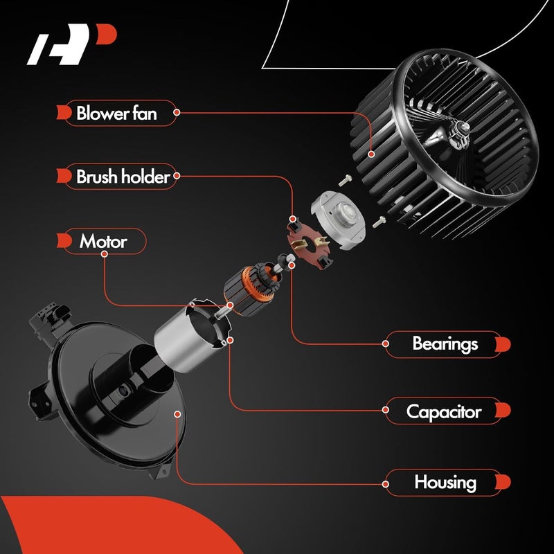 A-Premium Blower Motor for Cadillac Escalade, Chevrolet Tahoe, GMC Sierra - Image 4