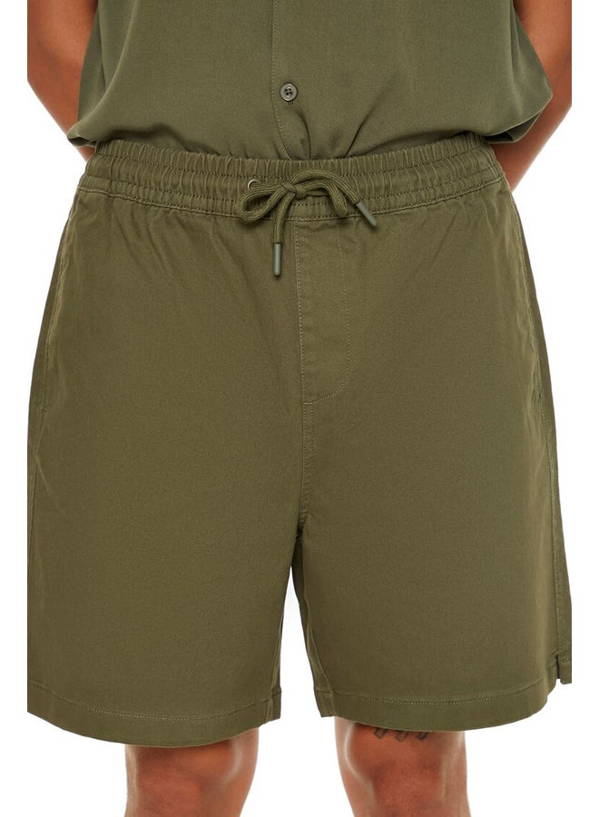 FOREVER 21 Vented-Hem Drawstring Shorts  - Image 1