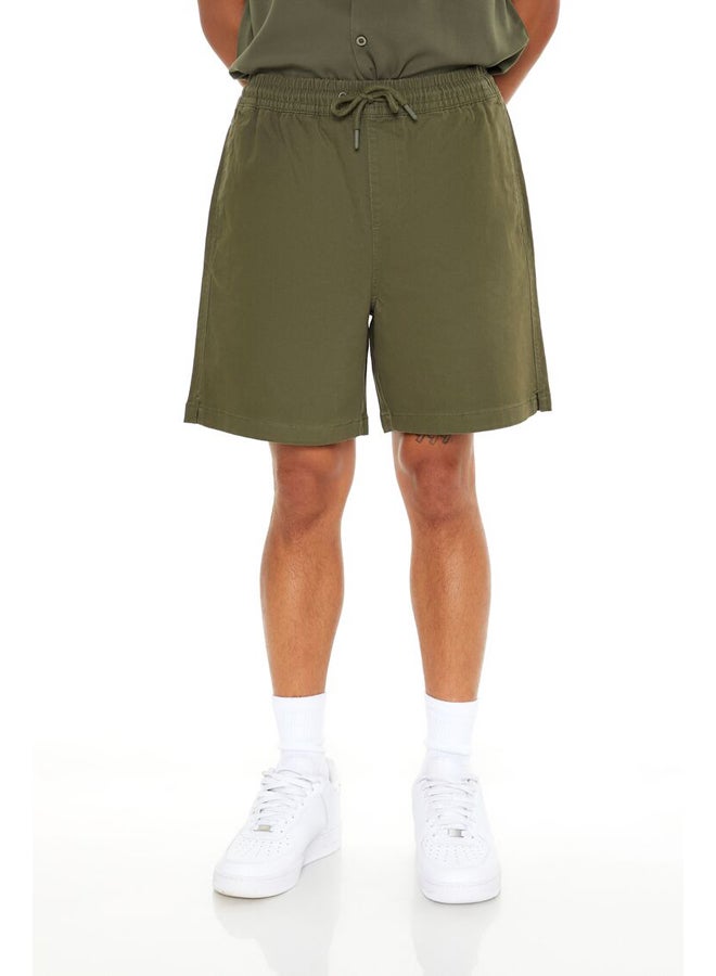 FOREVER 21 Vented-Hem Drawstring Shorts  - Image 2