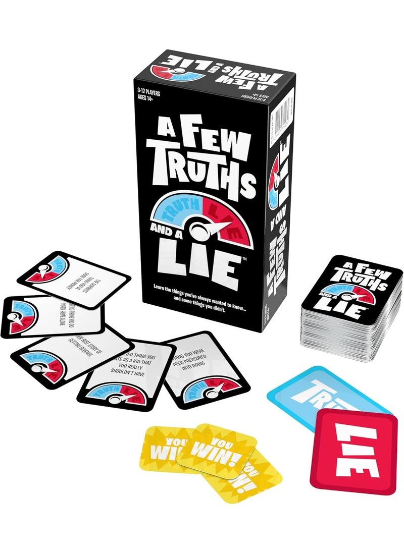 Goliath Goliath A Few Truths and a Lie Game  Party Game  IceBreaker Game  312 Players  Ages 14 Black  - Image 2