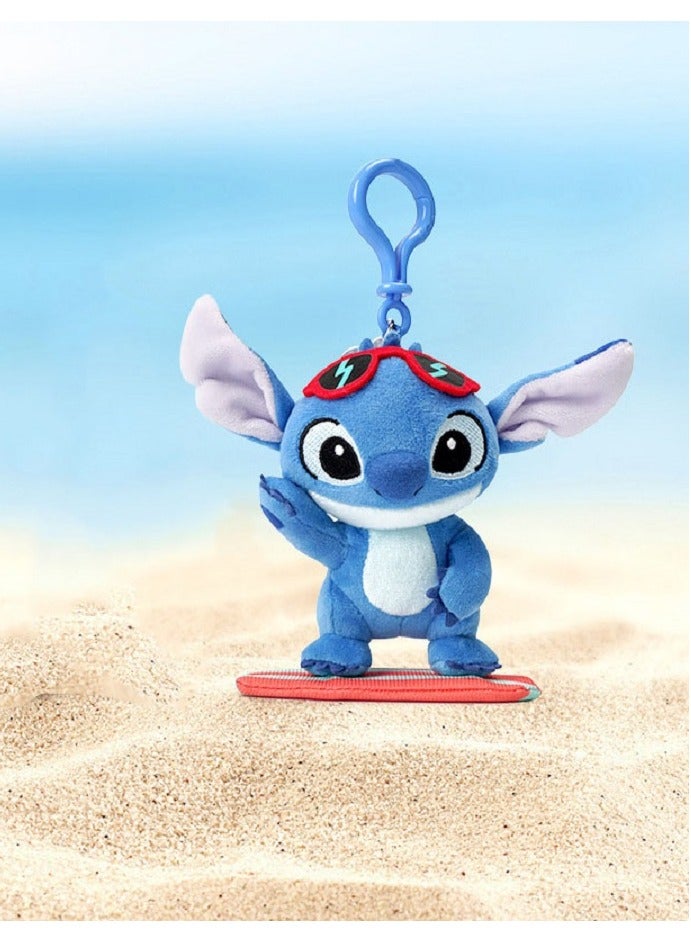 Stitch Plush Toy Keychain - Soft Doll Bag Charm & Adorable Key Ring, Unisex Birthday Gift for Boys and Girls,11cm  - Image 2
