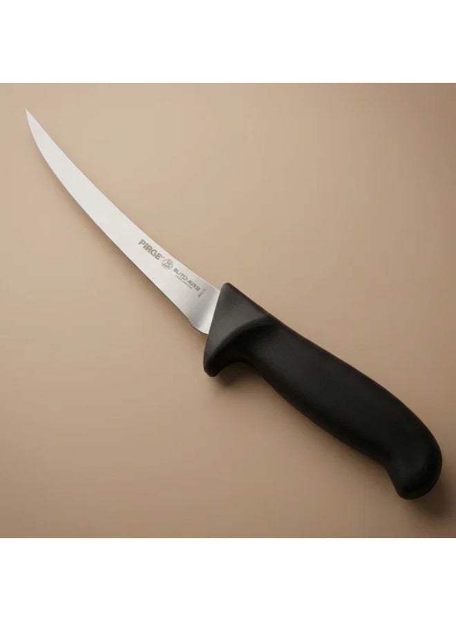 PiRGE Steel Paring Knife, 15 cm - Silver Black - Image 1
