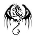 MAKTEM Dragon Car Decal Vinyl Window Bumper Laptop Car Emblem Graphic Silhouette Decal 1PC Black - Image 2