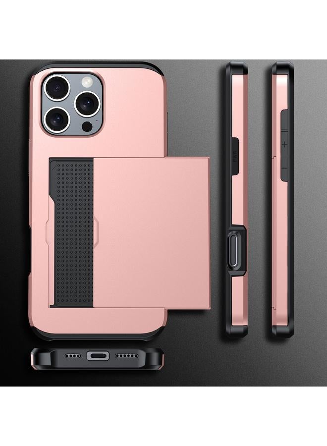 S-TOP Case For iPhone 16 Shockproof Armor Phone Case with Card Slot - Image 2