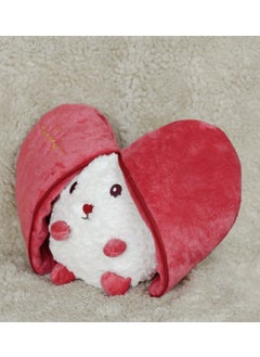 Canestar Valentine's Special Covered Bag Lamb - Special Design Zippered Closed Shape Heart Feature 20CM  - Image 3