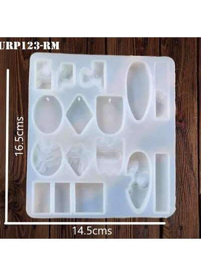 Beadsnfashion - Beadsnfashion Silicone Casting Wave Pattern Pendant Resin Mold Jewellery Making - Image 1