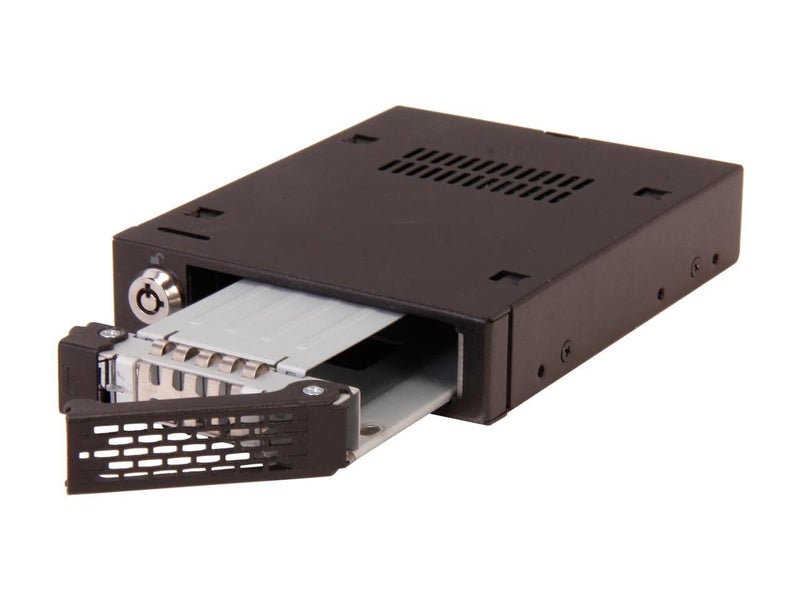 ICY DOCK Rugged Full Metal 2.5” SATA HDD & SSD Mobile Rack for External 3.5" Drive Bay | ToughArmor MB991SK-B - Image 5