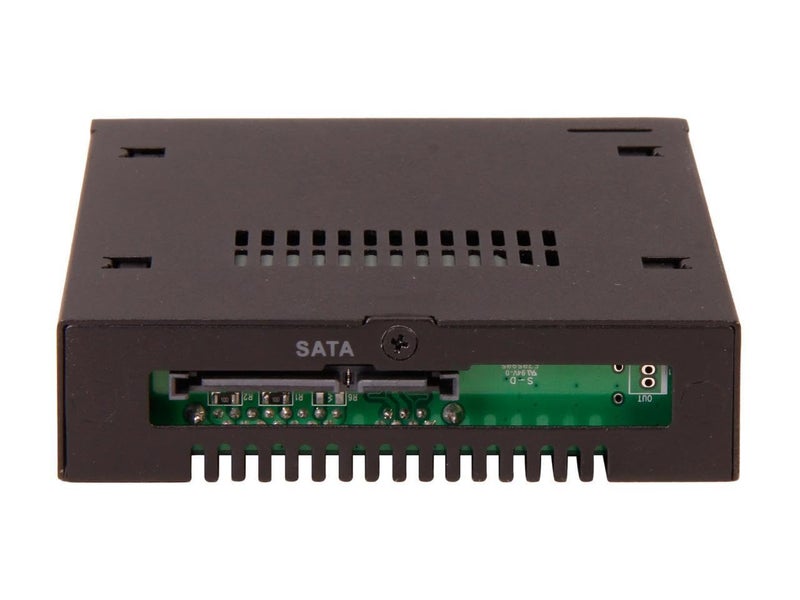 ICY DOCK Rugged Full Metal 2.5” SATA HDD & SSD Mobile Rack for External 3.5" Drive Bay | ToughArmor MB991SK-B - Image 4