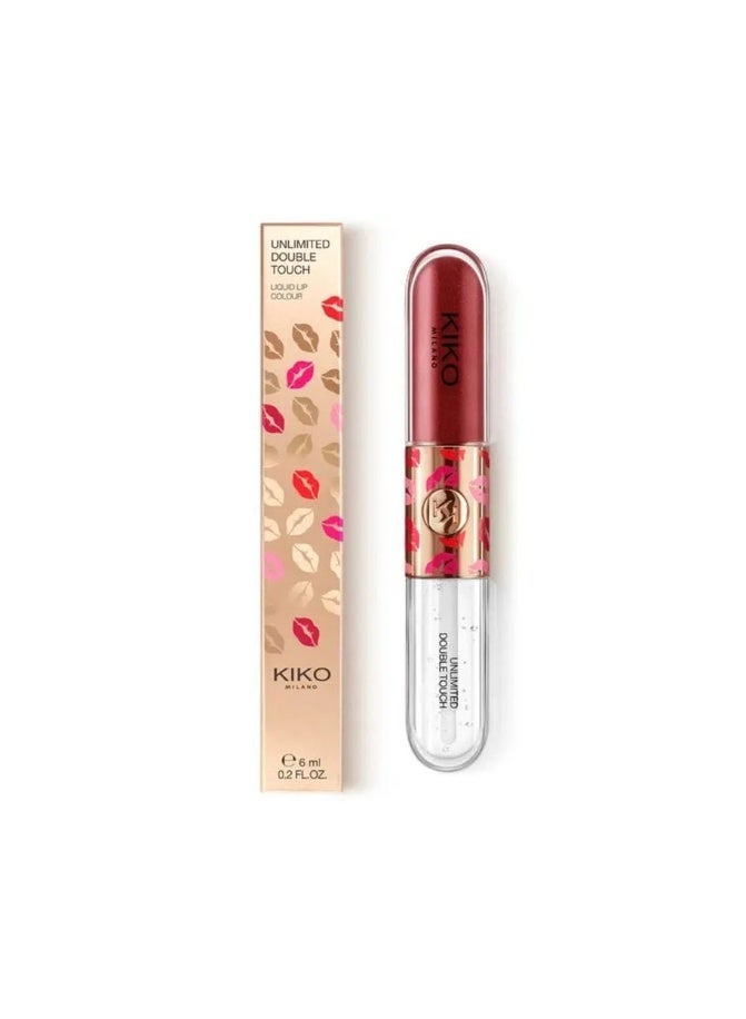 KIKO Milano Unlimited Double Touch Liquid Lipstick 108 Berry Red - Image 1