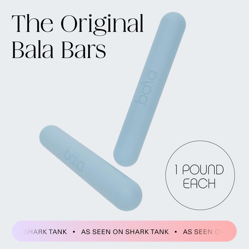 Bala Bars Dumbbell Set for Women & Men, 2lb Dumbbells (Sea) - Set of 2 Bars Designed for Walking, Strength Training, HIIT, Boxing & Aerobics - Hand Weights for Working Out at Home - Image 2