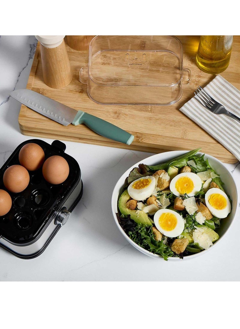 Generic Smart Egg Boiler Original, Electric Egg Cooker, Boil Up to 6 Eggs, 200W, Instant Egg Boiler, Stainless Steel, Egg Steamer, Electric Egg Cooker and Steamer  - Image 2