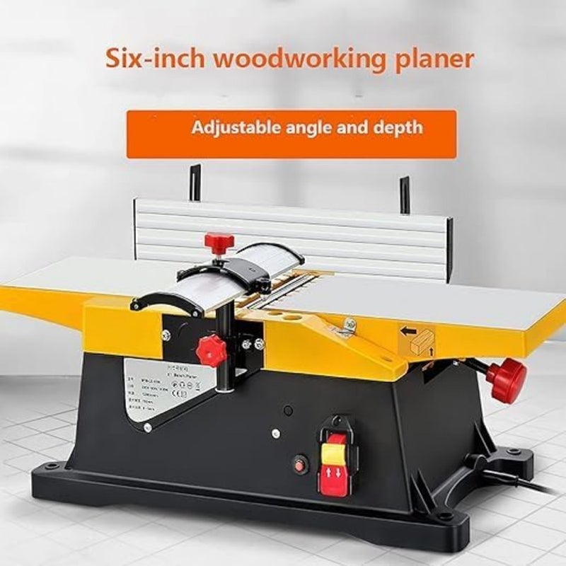 Benchtop Thickness Planer with 2 sets of planers, 1800W 12000rpm Wood Planer Thicknesser Machine, for Wood Cutting Woodworking and DIY - Image 5