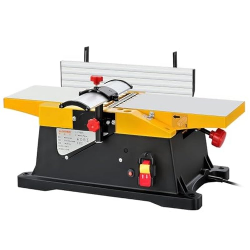 Benchtop Thickness Planer with 2 sets of planers, 1800W 12000rpm Wood Planer Thicknesser Machine, for Wood Cutting Woodworking and DIY - Image 1