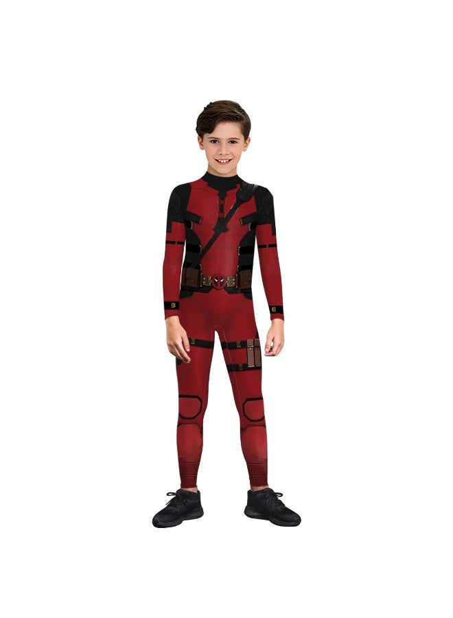 NIBEMINENT Wolverine cosplay costume, one-piece suit, printed tight-fitting outfit - Image 1