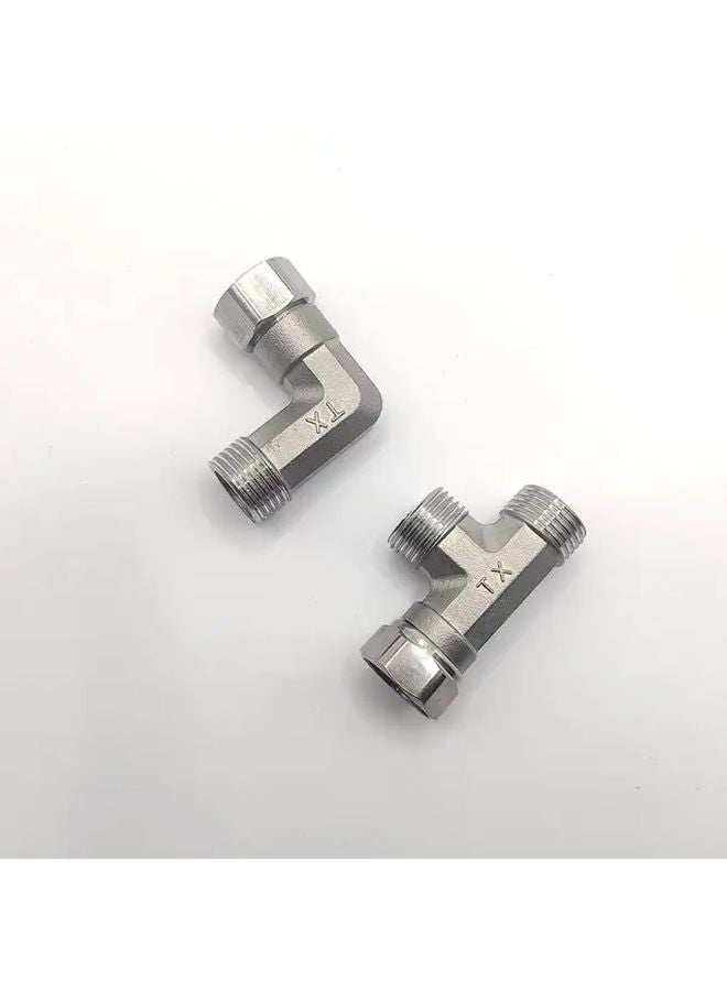 Type A B Stainless Steel G1 2 Water Pipe Fitting Hydraulic Pneumatic Connector - Image 1