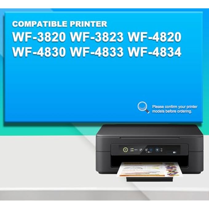 822XL REMANUFACTURED FOR EPSON 822XL INK CARTRIDGES 822 XL T822 FOR WORKFORCE PRO WF-3820 WF-3823 WF-4820 WF-4830 WF-4833 WF-4834 PRINTER 10PACK 4BLACK 2CYAN 2YELLOW 2MAGENTA - Image 2