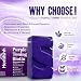 Herbishh Shampoo Bar for Hair Growth Strengthening Nourishing Solid Soap for Thinning Hair ParabenFree SulfateFree 353 oz Purple Shampoo Pack of 1 - Image 3