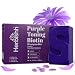 Herbishh Shampoo Bar for Hair Growth Strengthening Nourishing Solid Soap for Thinning Hair ParabenFree SulfateFree 353 oz Purple Shampoo Pack of 1 - Image 2