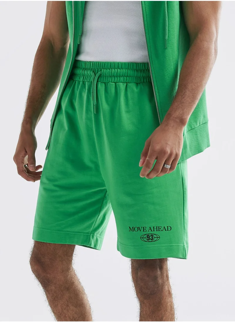 فاف Drawstring Closure And Pockets Shorts