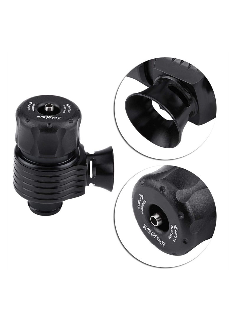 Generic Diesel Blow Off Valve Kit, Dump Valve Universal 25mm/1inch Car Aluminum Alloy Blow Off Valve Dump Valve with Adapter, Clamp & Hose (Horn-Shape)  - Image 5